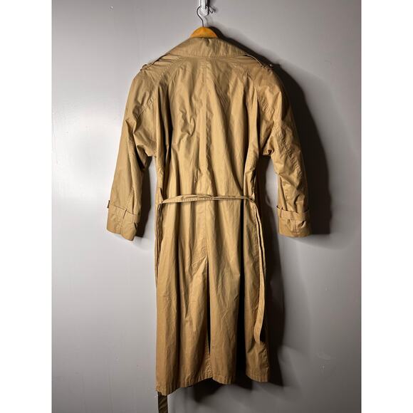 Vintage JG Hook Trench Coat Double Breasted Women's 8 Old Money Heritage Tan - Picture 7 of 11